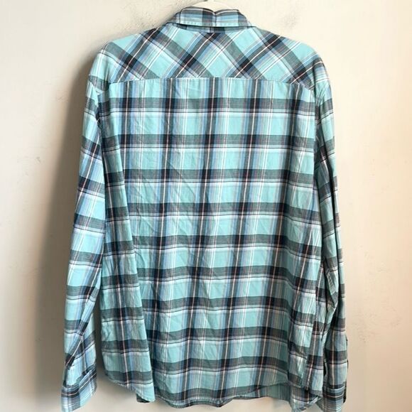 AE Athletic Fit Men’s Plaid Shirt XL - Picture 5 of 6